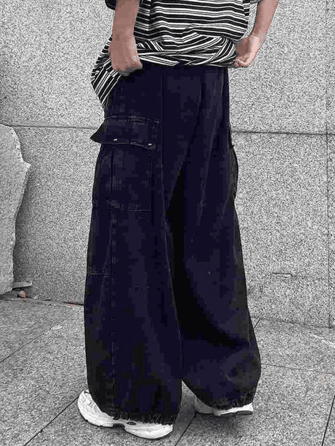 Vintage Baggy Cargo Jeans - HouseofHalley