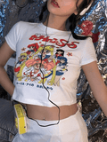 Anime Graphic Crop Top - HouseofHalley