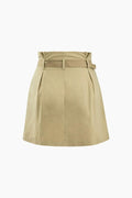 Buckle Waist Cargo Mini Skirt - HouseofHalley