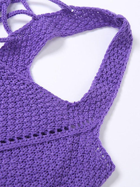 Crochet Knit Skirt Set - HouseofHalley