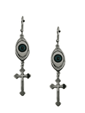Cross Demon Eye Earrings - HouseofHalley