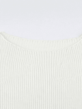 Distressed Crochet Knit Long Sleeve Crop Top - HouseofHalley