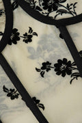 Floral Embroidered V-neck Corset Top - HouseofHalley