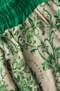 Floral Print Contrast Waist Pants - HouseofHalley