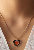 Gradient Heart-shaped Pendant Necklace - HouseofHalley