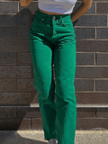 Green Wash Vintage Boyfriend Jeans - HouseofHalley
