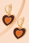 Heart-shaped Pendant Earrings - HouseofHalley