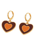 Heart-shaped Pendant Earrings - HouseofHalley