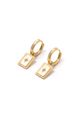 Hexagram Charm Earrings