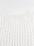 Hollow Out Crochet Long Sleeve Knit Top - HouseofHalley