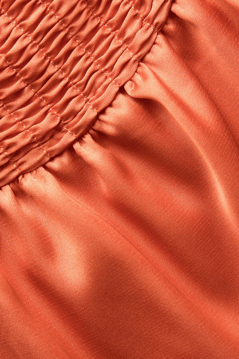 Knot Front Tube Top And Asymmetric Pleated Skirt Set - HouseofHalley