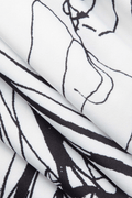 Line Print Strapless Midi Dress - HouseofHalley