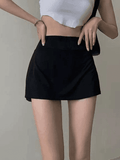 Lined Split Tennis Mini Skirt - HouseofHalley