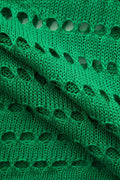 Openwork Knit Fringe Mini Skirt - HouseofHalley