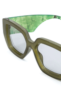 Oversized Rectangle Frame Sunglasses - HouseofHalley