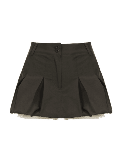 Pleat Cargo Wrap Hip Mini Skirt - HouseofHalley