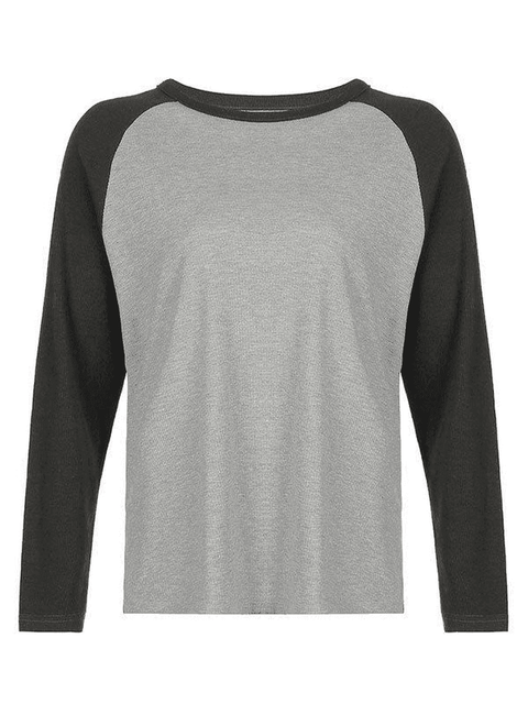 Ribbed Raglan Sleeve Tee - HouseofHalley