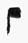 Ruffle Streamer Tube Top And Mini Skirt Set - HouseofHalley
