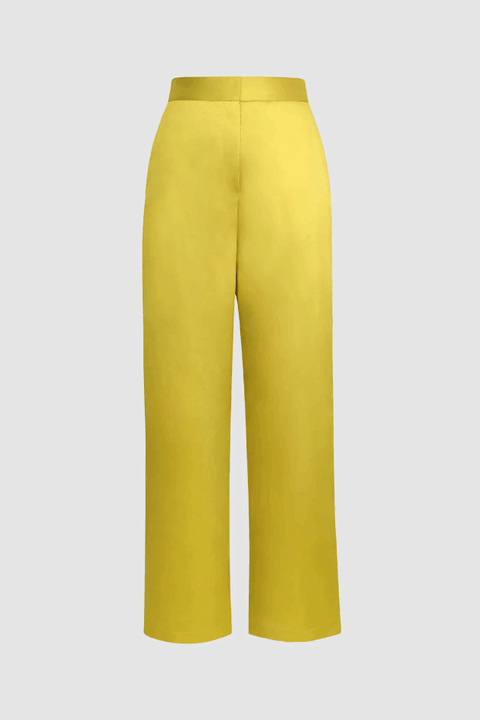 Satin Elastic Waist Trousers - HouseofHalley