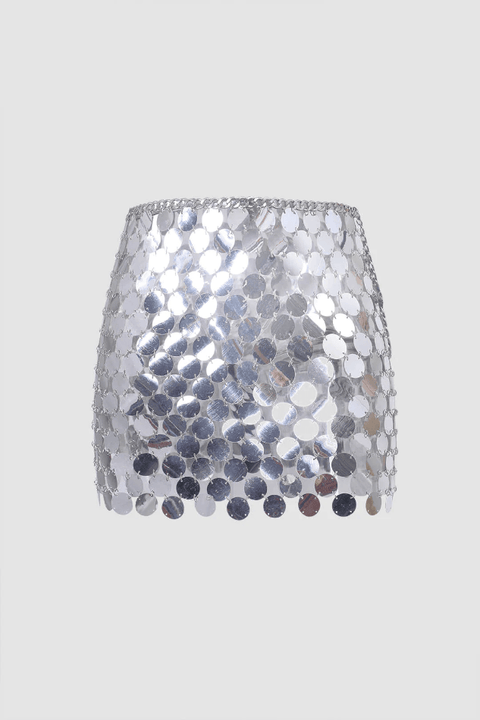 Sequined Mini Skirt - HouseofHalley