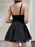 Slim Fit Pleated Mesh Miniskirt - HouseofHalley
