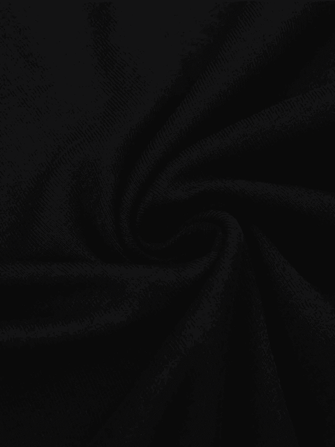 Slit Velvet Long Sleeve Black Maxi Dress - HouseofHalley