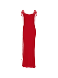 Solid Color Backless Slim Maxi Dress - HouseofHalley