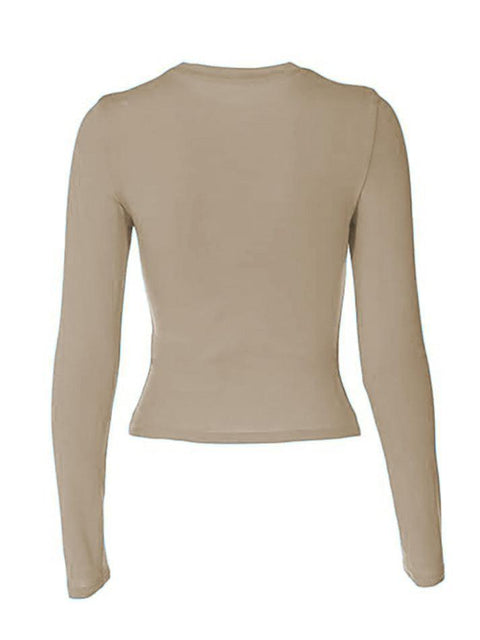 Solid Color Long Sleeve Top - HouseofHalley