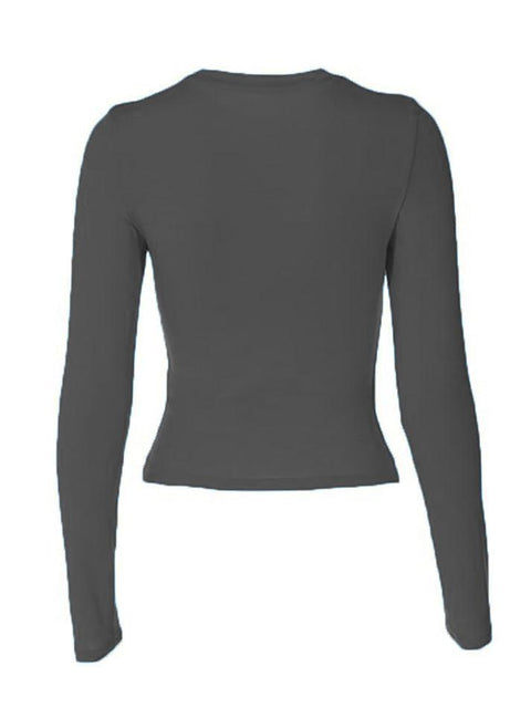 Solid Color Long Sleeve Top - HouseofHalley