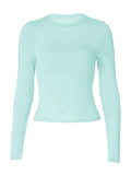 Solid Color Long Sleeve Top - HouseofHalley