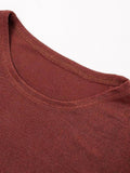 Solid Color Round Neck Short Sleeve Tee - HouseofHalley