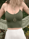 Solid Padded Crop Cami Top - HouseofHalley