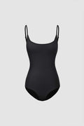 Solid Square Neck Jersey Bodysuit