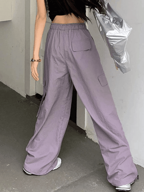 Street Parachute Wide Leg Pants - HouseofHalley