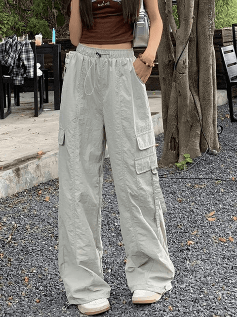 Street Parachute Wide Leg Pants - HouseofHalley