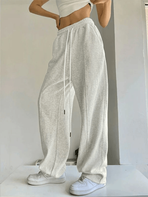 Street Solid Color Sweatpants - HouseofHalley