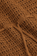 Tassel Hem Crochet Knit Cover-Up Dress - HouseofHalley