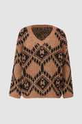 Textured V-Neck Sweater - HouseofHalley
