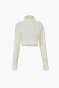 Turtleneck Cable Sweater - HouseofHalley