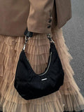 Vintage Black Velvet Shoulder Bag