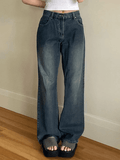 Vintage Blue Wash Boyfriend Jeans - HouseofHalley