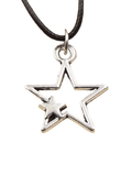 Vintage Hollow Out Star Charm Necklace