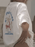 Vintage Logo Print Oversized Tee - HouseofHalley