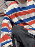 Vintage Striped Pullover Sweatshirt - HouseofHalley