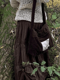Vintage Tiered Midi Skirt