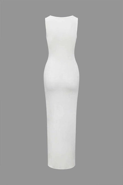 Sleeveless Split Maxi Dress - HouseofHalley