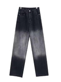 Low Waist Washed Straight-Fit Wide-Leg Jeans - HouseofHalley
