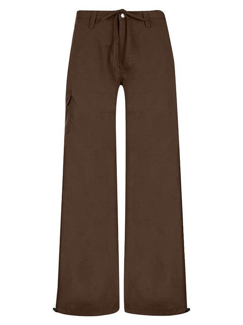 Straight Leg Pocket Cargo Pants - HouseofHalley