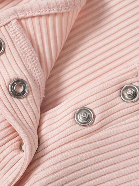 Solid Square Neck Splice Long Sleeve Knit - HouseofHalley
