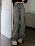 Washed Distressed High Rise Boyfriend Jeans - HouseofHalley